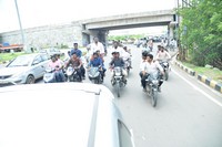 Happy Wedding Team Bike Rally at Guntur
